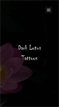 Mobile Screenshot of darklotustattoos.com